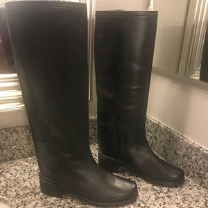 Stuart Weitzman Black Touring Riding Boot 5.5